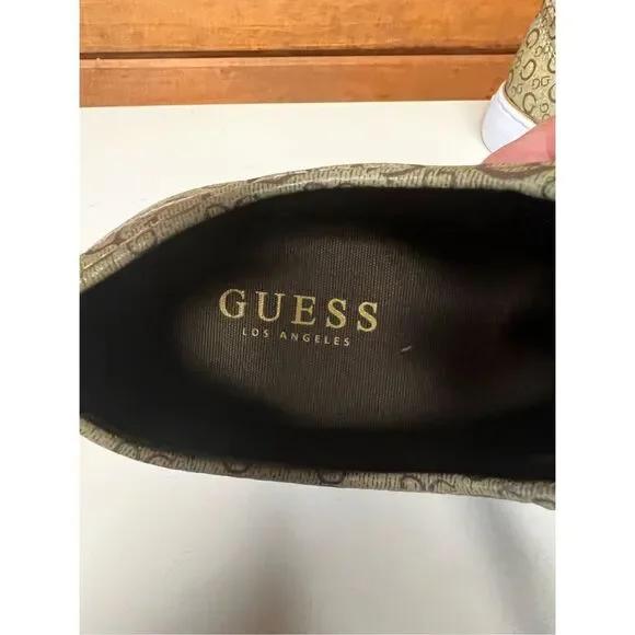 *GORGEOUS* Gold Guess Signature Womans Sneakers Size 7​ - Picture 12 of 13